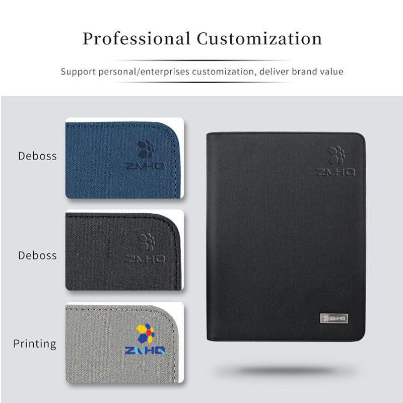 Custom Wireless Charging Padfolio