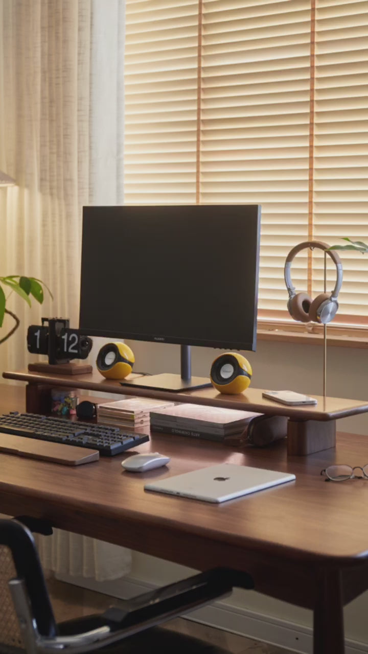 デスクシェルフ ウォールナット