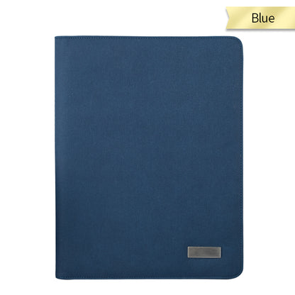 Wireless Charging Padfolio Blue color