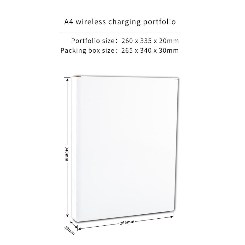 Wireless Charging Padfolio Package Size