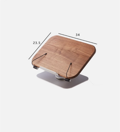 walnut laptop dock size