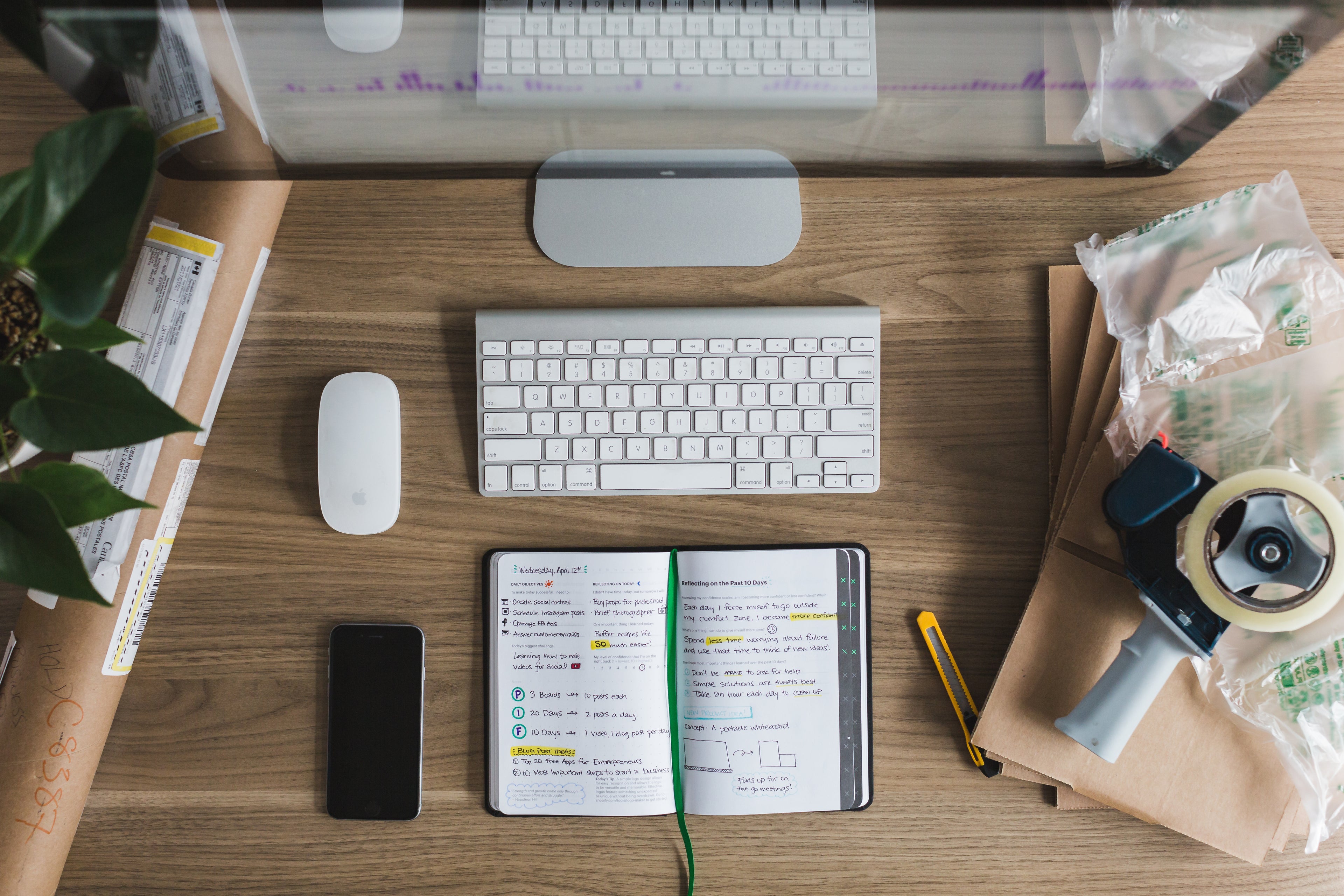 workspace desk for productivity